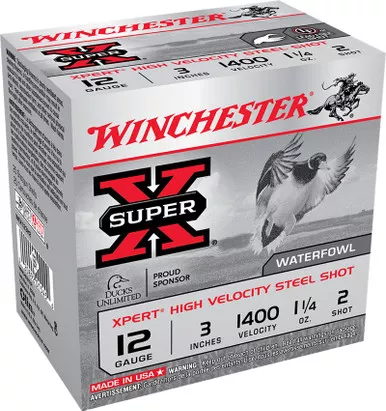 12ga 3″ 1 1/4oz #2 HV Steel Shot