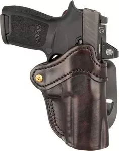 1791 Gunleather BH2.4 Optic Ready OWB 2.4 Signature Brown Leather Paddle