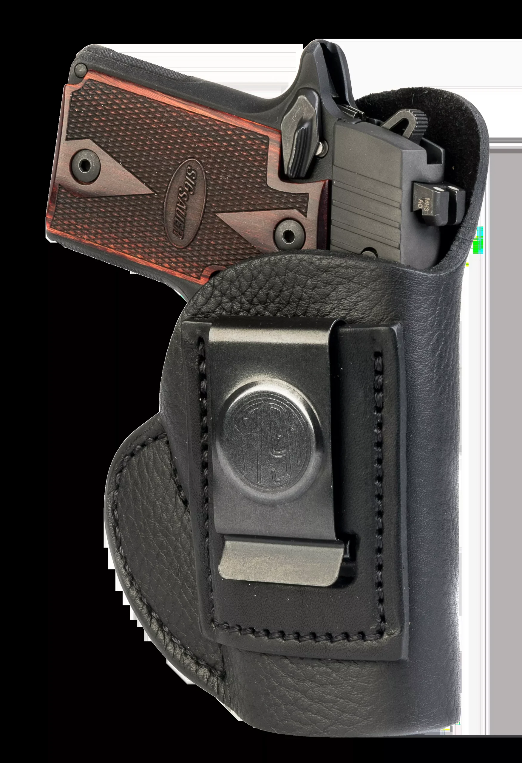 1791 Gunleather SCH IWB Size 01 Night Sky Black Leather Belt Clip