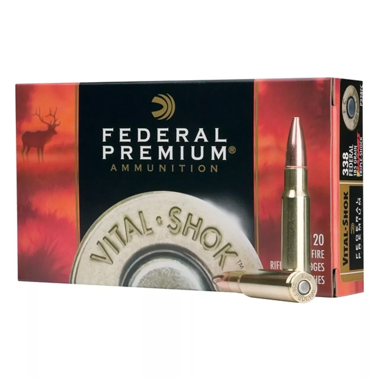 35 Whelen Federal Premium Vital Shok 225gr. Trophy Bonded Bear Claw Ammo P35WT1