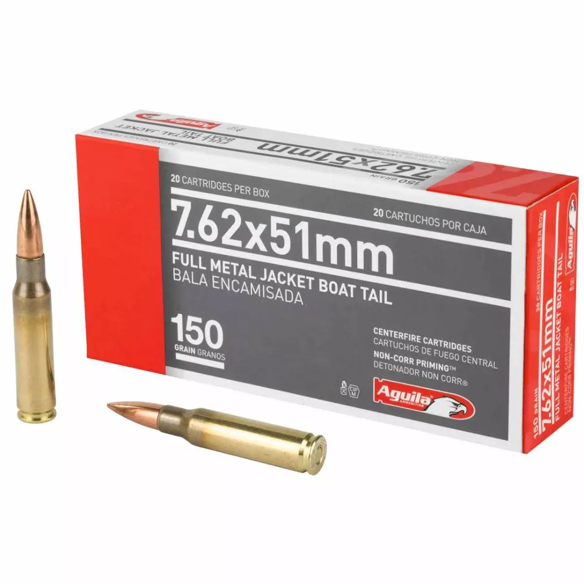 Aguila 7.62×51 mm 150 Gr. FMJ 20/Box