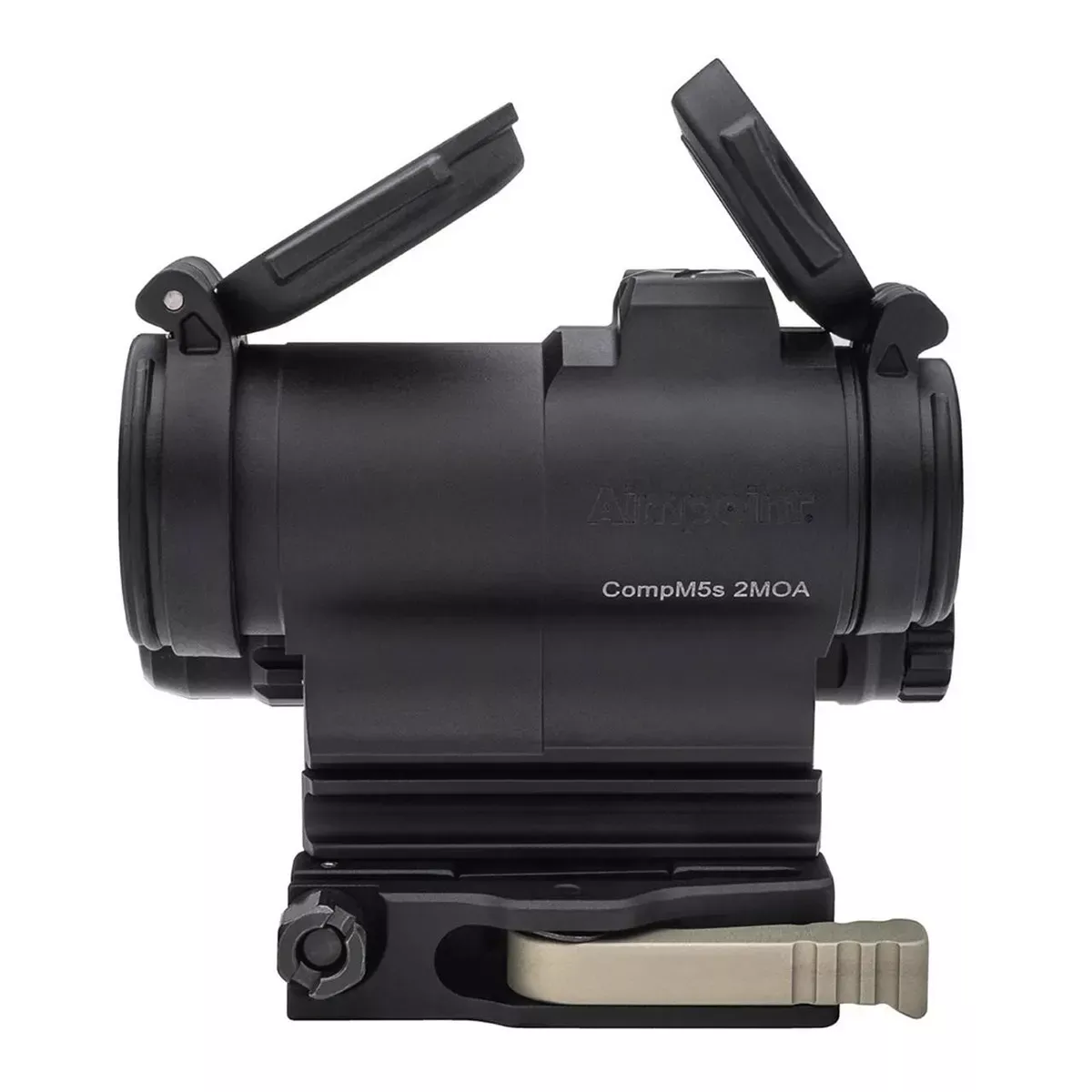 Aimpoint CompM5s Red Dot Reflex Sight AR-Ready 2 MOA 4 Night/6 Day Brightness Settings AAA Battery Powered Black Aluminum