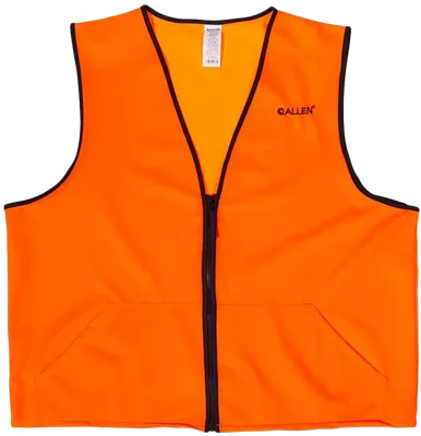 Allen 15768 Deluxe Hunting Vest XL Orange Polyester