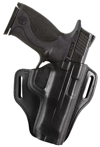 Bianchi 23942 57 RemedyOWB Size 12 Black Leather Belt Slide Fits Colt 1911 Commander Right Hand