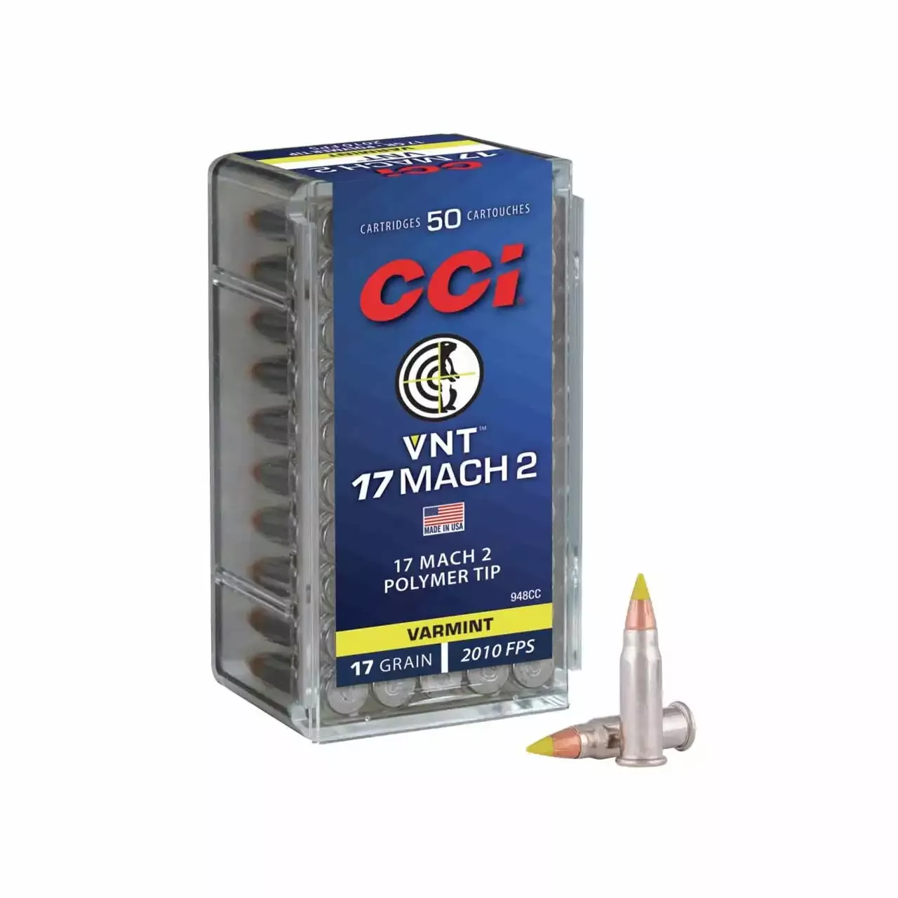 CCI Varmint 17 HM2 17 Gr. Tipped 50/Box