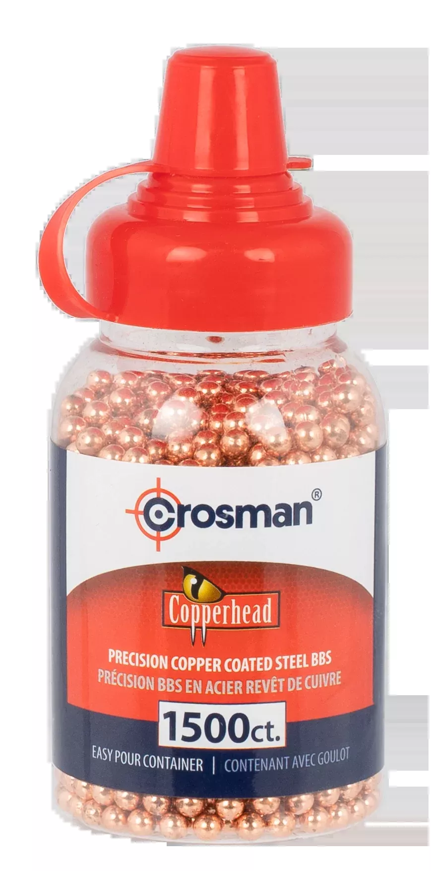 Crosman 0737 Copperhead .177 BB Copper-Coated Steel 1500/Bottle