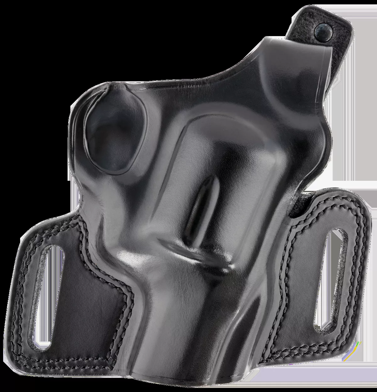 Galco Silhouette OWB Black Leather Belt Slide