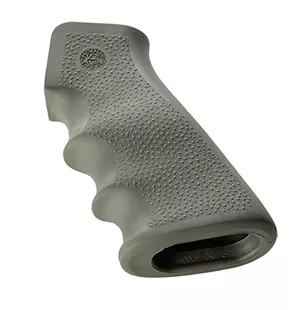 Hogue AR15 Grip Finger Grooves Cobblestone Finish Rubber 15001