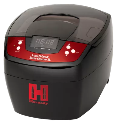 Hornady 043320 Lock-N-Load Sonic Cleaner 2L Black Multi Caliber