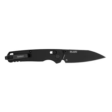 Kershaw Knives Bel Air, Reverse Tanto Blade, Black
