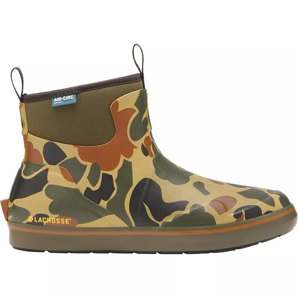LaCrosse Alpha Deck 6'' Hardwoods Duck Camo Men's Boot