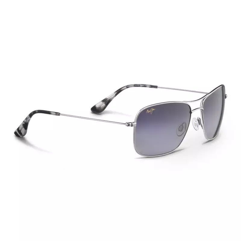 Maui Jim Wiki Wiki Polarized Aviator Sunglasses Silver