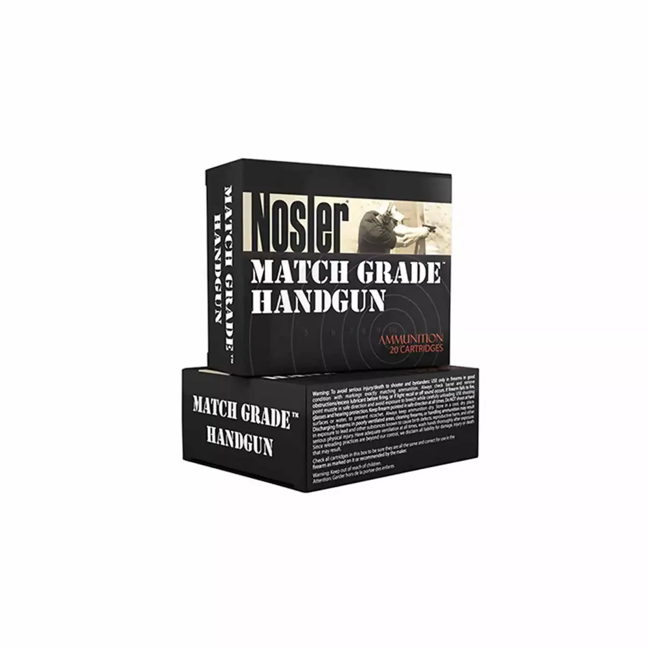 Nosler 40 S&W 150gr HP Match 20rd - Box