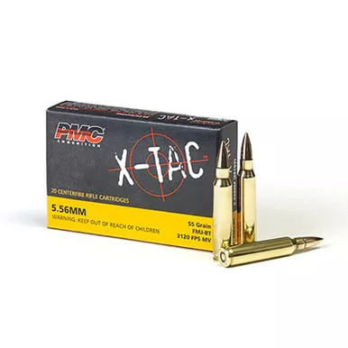 PMC Xtac 5.56mm 55Gr FMJ BT, 20 Rounds