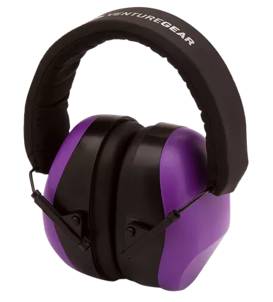 Pyramex VGPM8065C Venture Gear V80 Muff Foam 26 dB 32 dB Over the Head Purple/Black Adult 1 Pair