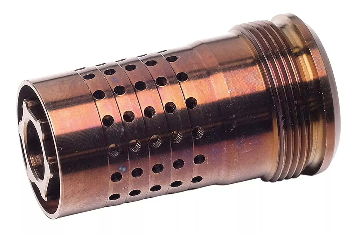 Q Cherry Bomb Muzzle Break Threaded 5/8x24 Steel