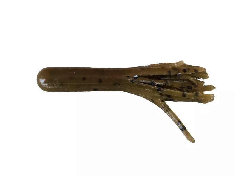 River Rock Baits Solid Head Finesse Tube 2.75" - Green Pumpkin Black