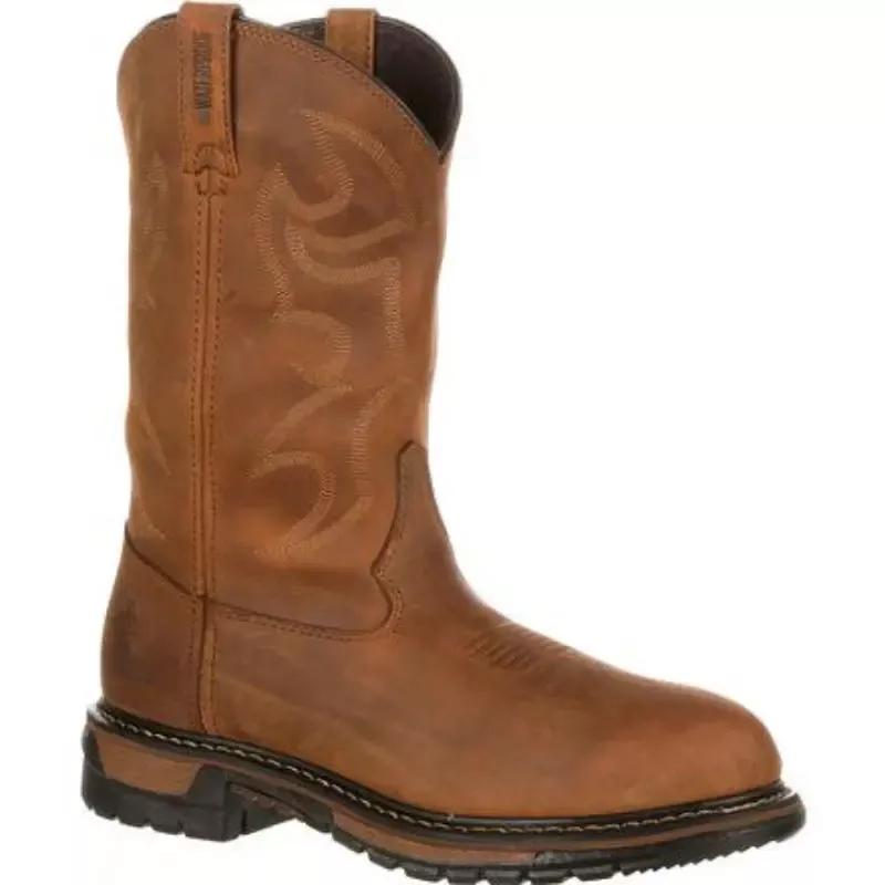 Rocky Original Ride Branson Roper Waterproof Western 10” Cowboy Boots