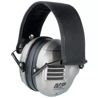 Smith & Wesson M&P Alpha 23 dB Electronic Earmuff, Black/Gray