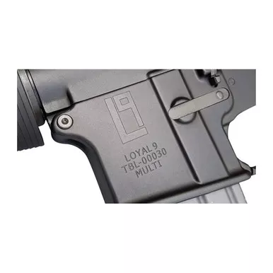 Sons Of Liberty Gun Works Loyal 9 Stripped Lower Receiver, Black Anodized