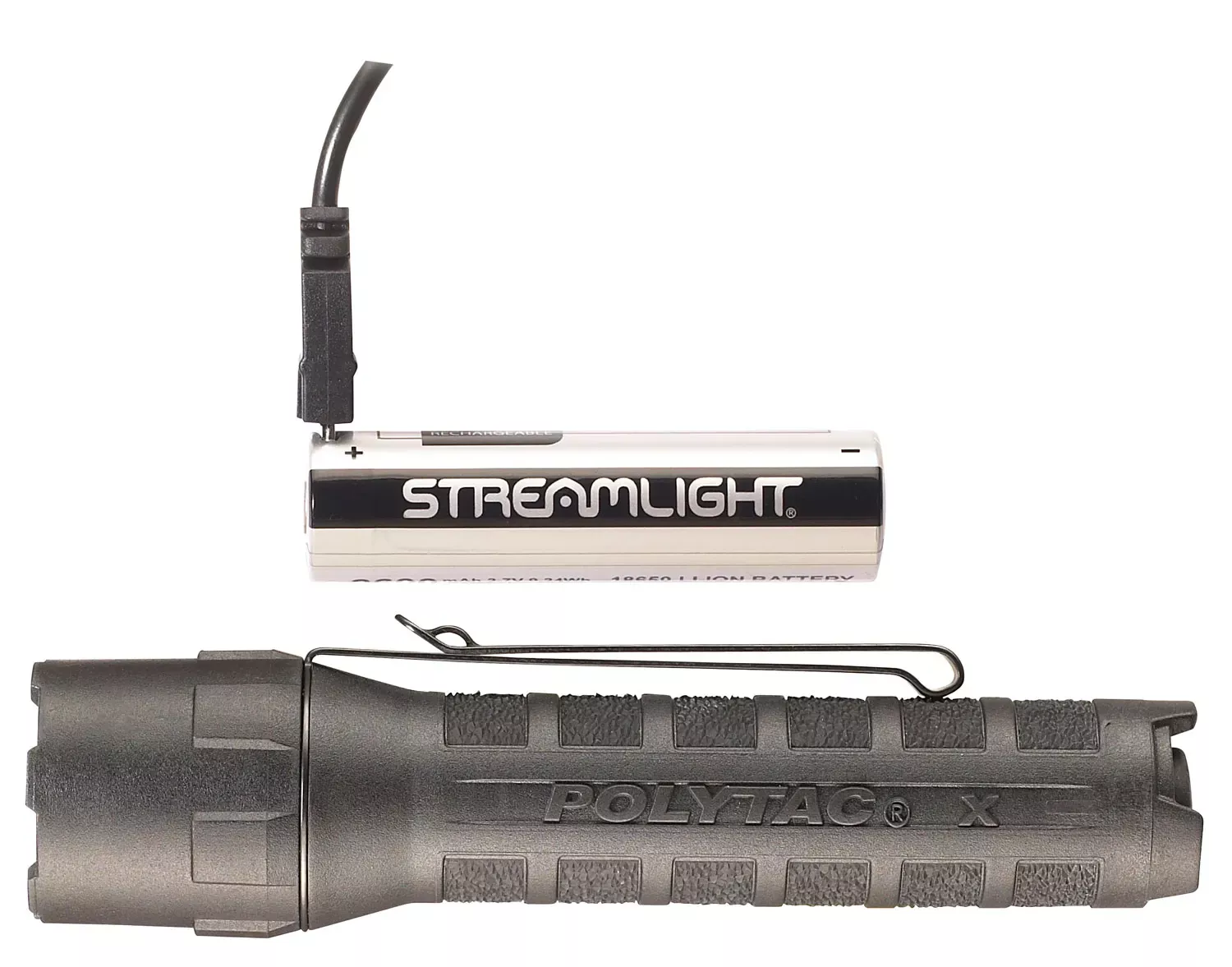 Streamlight PolyTac X USB Flashlight Black