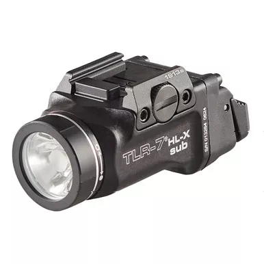 Streamlight TLR-7 HL-X SUB USB, 1000 Lumens, Black Anodized