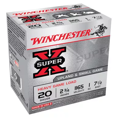 SuperX 20Ga 2.75" 1oz HG #7.5