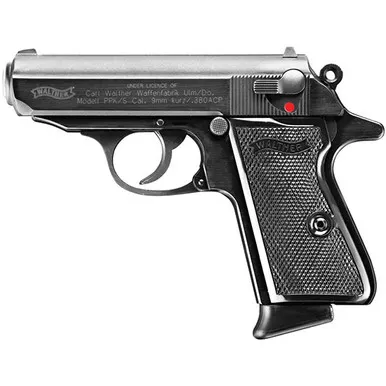 Walther PPK/S, .380 ACP, 3.3" Barrel, 7 Rds, Blued