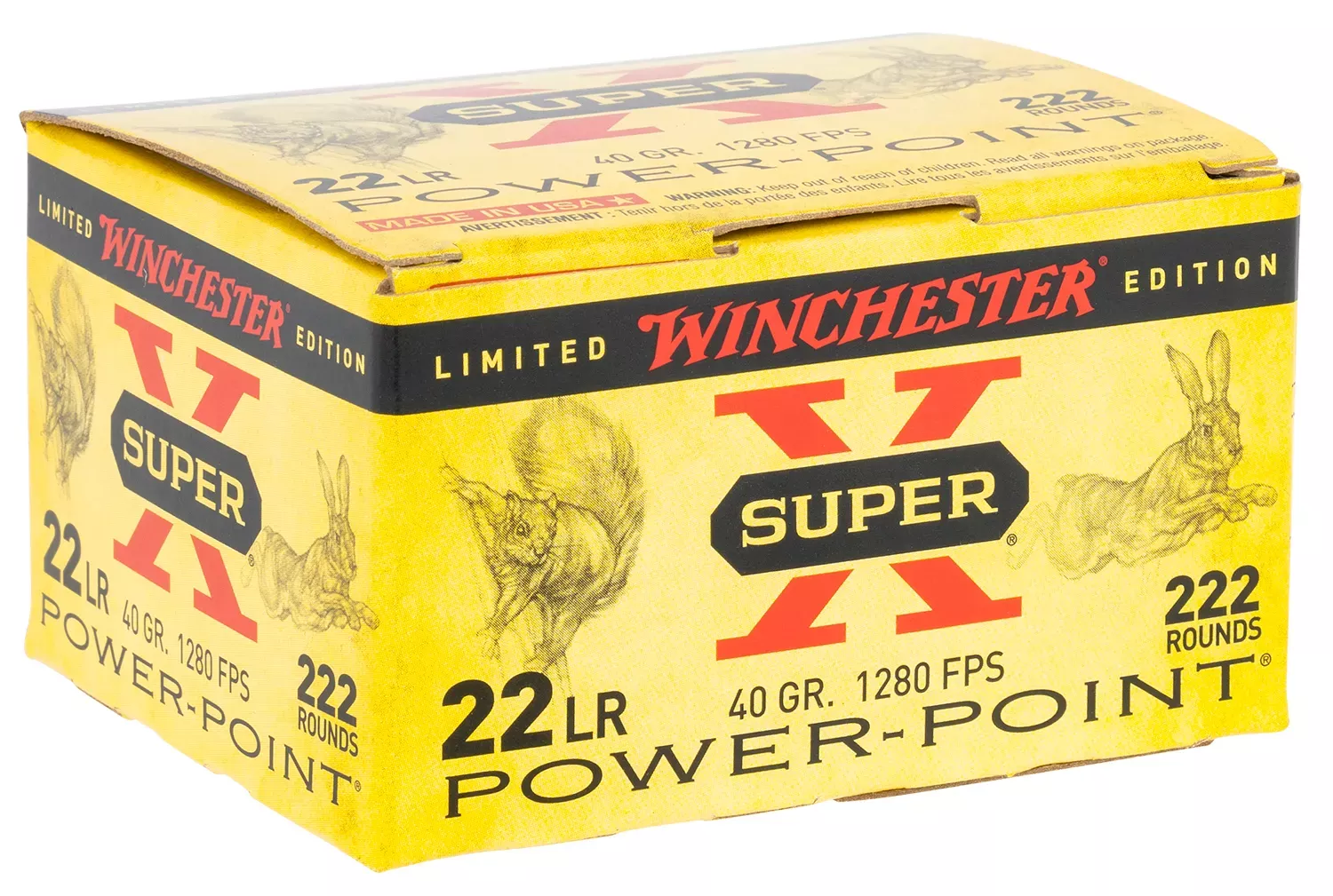 Winchester Super X 22 LR 40 Gr. Power Point 222/Box