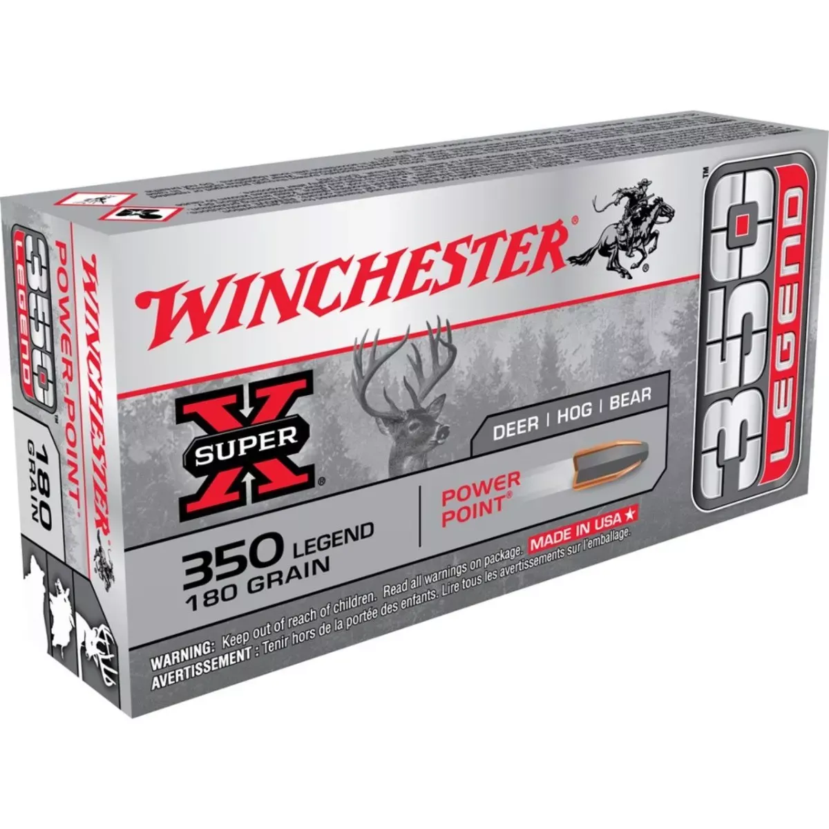 Winchester Super-X 350 Legend 180 Gr. Power-Point 20/Box