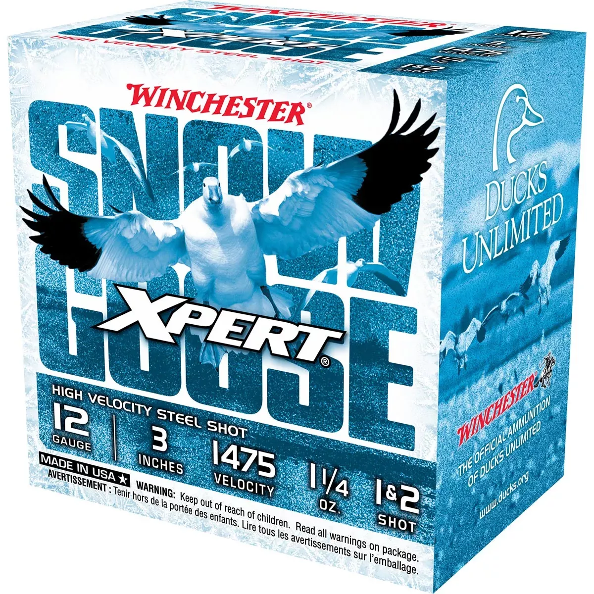 WinchesterXpert Snow Goose 12G3″ 1 1/4 oz#1, 2 Shot 25/Box