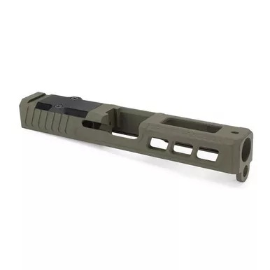 Zaffiri Precision ZPS.3 Slide, Glock 19 Gen 3, 9MM Luger, Optic Ready, OD Green