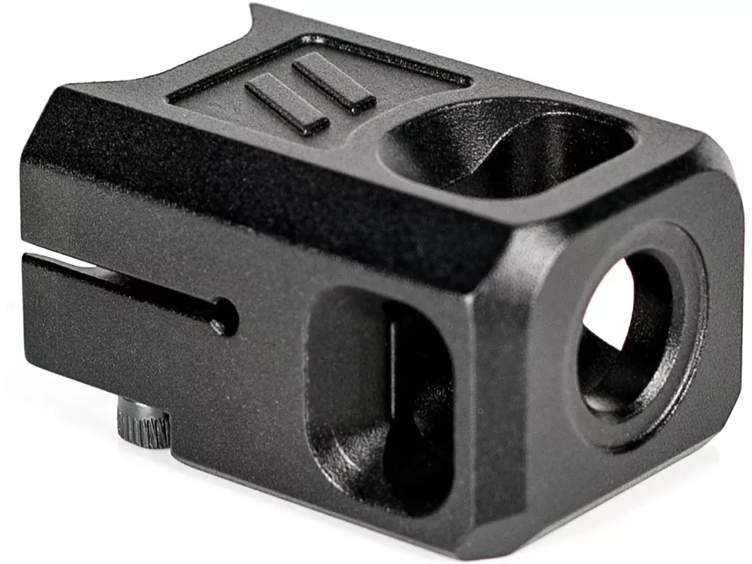 ZEV Technologies PRO Compensator V2 for Glock Gen 5 9mm 1/2″-28 Thread Aluminum Black